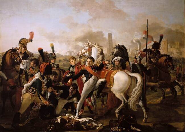 Napoléon Ier, blessé au pied devant Ratisbonne, est soigné par le chirurgien Yvan, 23 avril 1809 Claude Gautherot