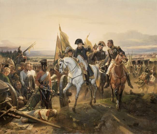 Napoléon Ier sur le champ de bataille Friedland, le 14 juin 1807 Horace Vernet