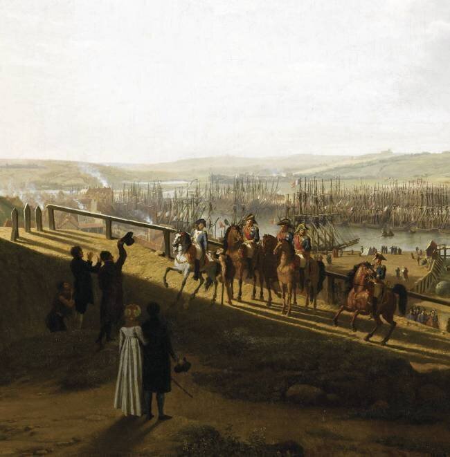 Napoléon Ier visite le camp de Boulogne, juillet 1804 Jean-François Hue
