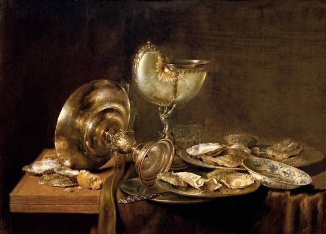 Nature morte au Nautilus Willem Claesz Heda