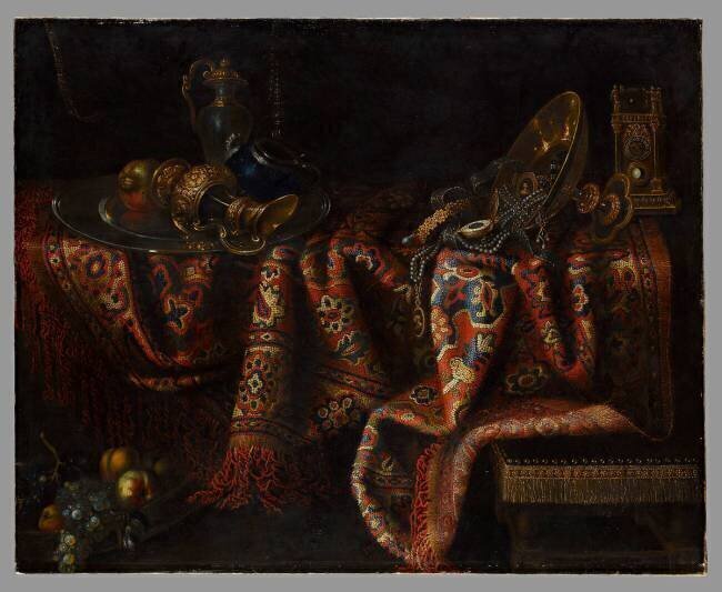 Nature morte au tapis Jacques Hupin