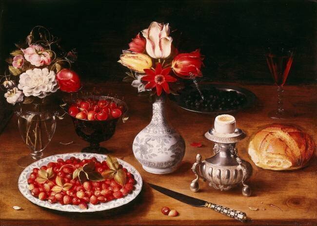 Nature morte aux vases de fleurs Osias Beert