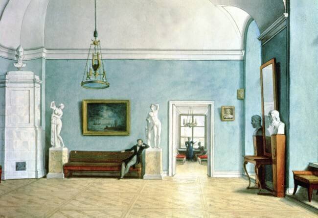 Neo-Classical Interior Fedor Petrovich Tolstoy