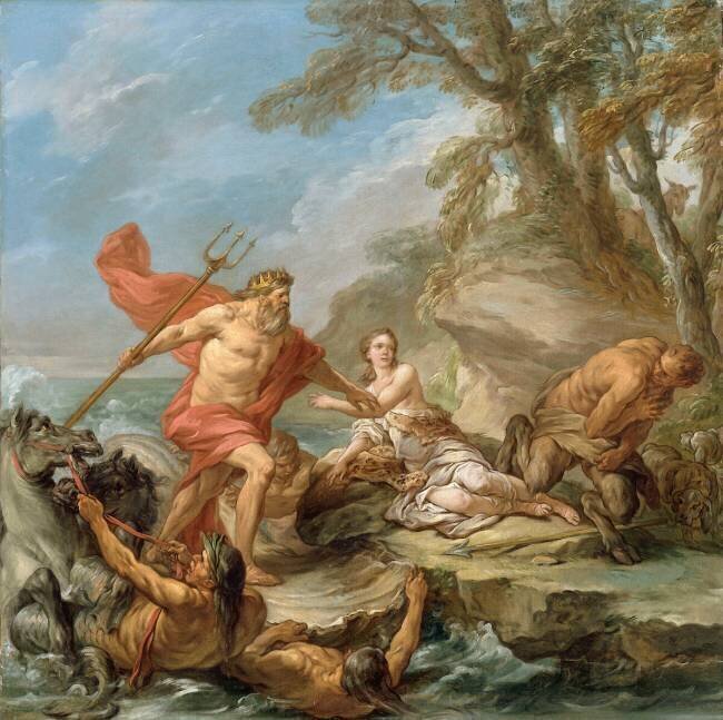 Neptune et Amymone Charles André van Loo
