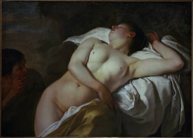 Nymphe endormie et berger Jan Gerritsz van Bronkhorst