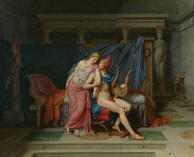 Paris and Helen Jacques-Louis David