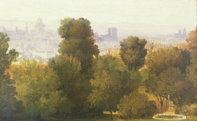 Paris seen from the Heights of Belleville Théodore Rousseau