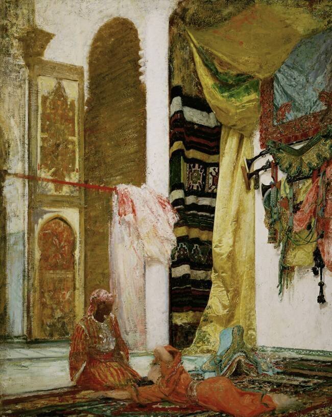 Patio à Tanger Henri Regnault