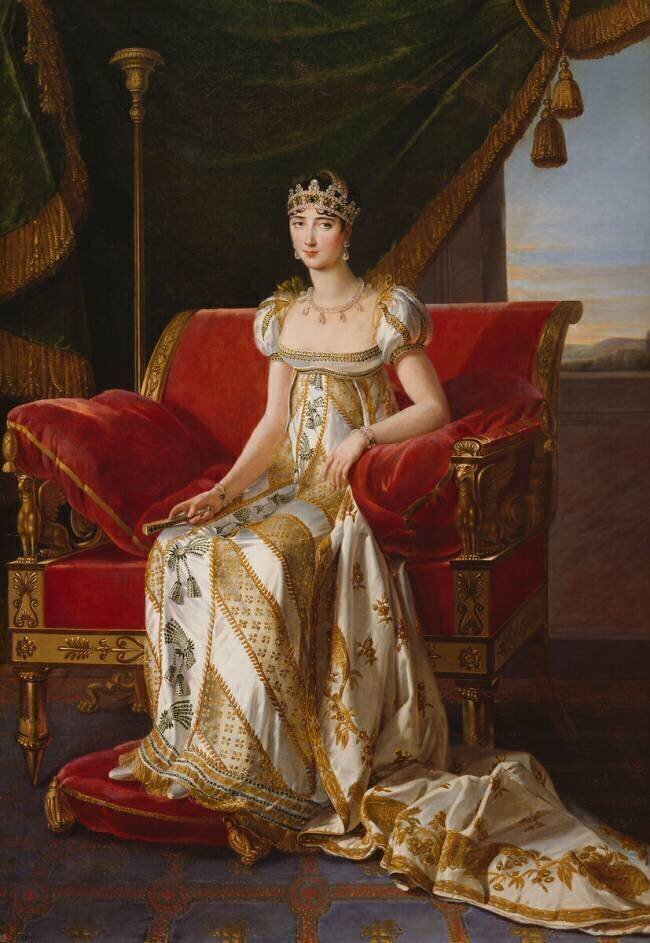 Pauline Bonaparte, princesse Borghèse (1780-1825) représentée en 1808 Marie-Guillemine Benoist