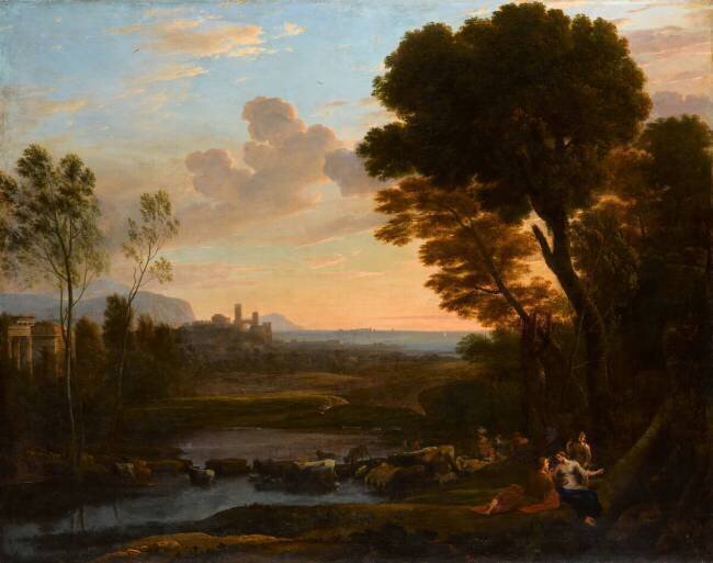 Paysage avec Pâris et Oenone, dit Le Gué Claude Gellée