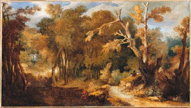 Paysage boisé Nicolas de Largillière