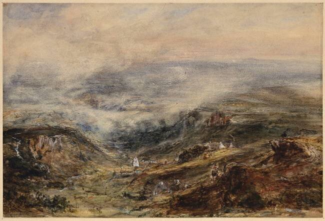 Paysage d'Auvergne Théodore Rousseau