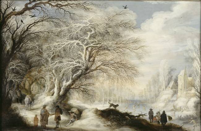 Paysage de neige Gijsbrecht Leytens