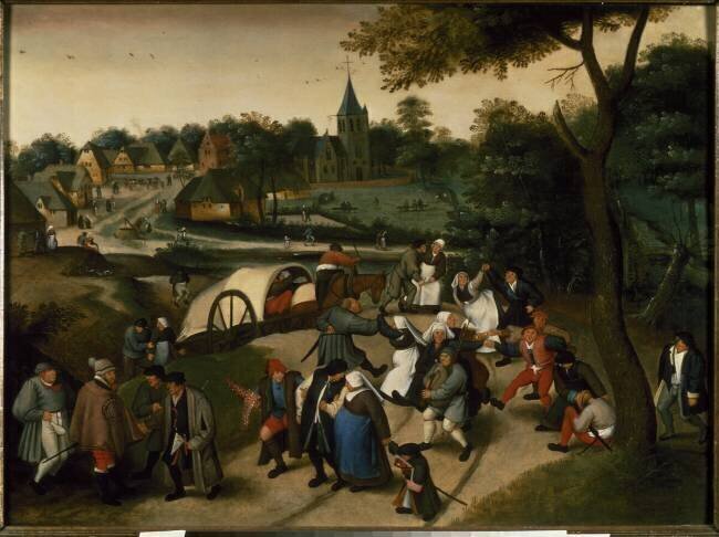 Peasants returning Pieter Brueghel the Younger