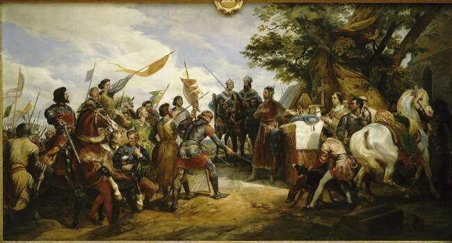 Philippe-Auguste à la bataille de Bouvines, le 27 juillet 1214 Horace Vernet