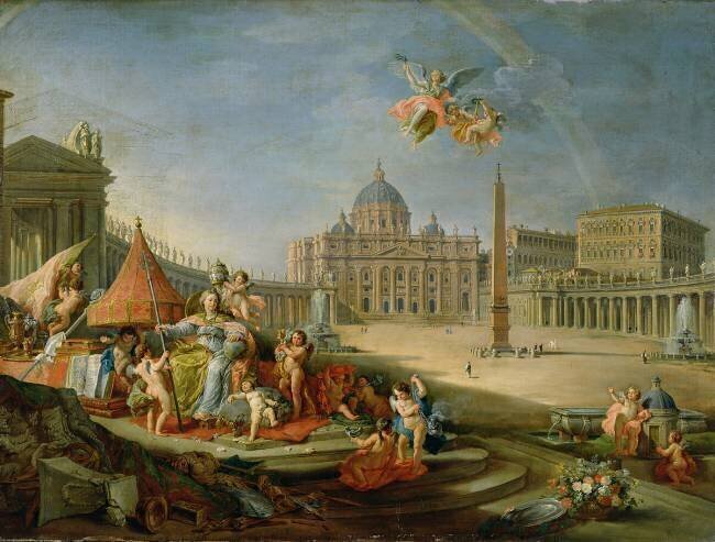 Piazza San Pietro Giovanni Paolo Pannini