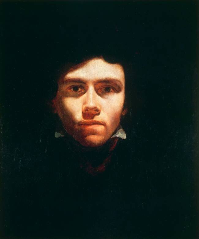 Portrait de Delacroix, peintre Théodore Géricault