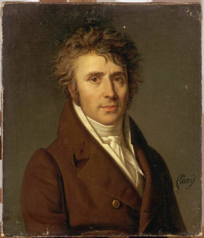 Portrait de Joseph-Denis Doche, chef d'orchestre et compositeur Antoine-Claude Fleury