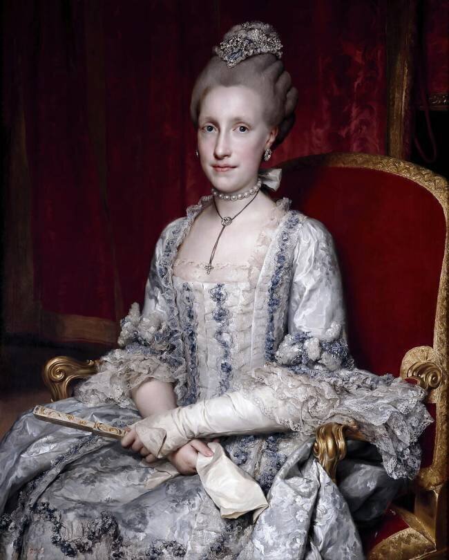Portrait de Maria Luisa d'Espagne Anton Raphaël Mengs