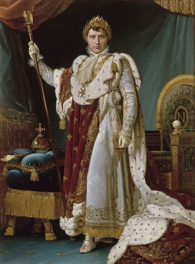 Portrait de Napoléon en costume du sacre François Gérard