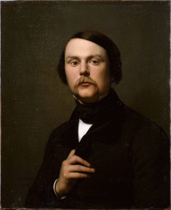 Portrait d'homme Hippolyte Flandrin