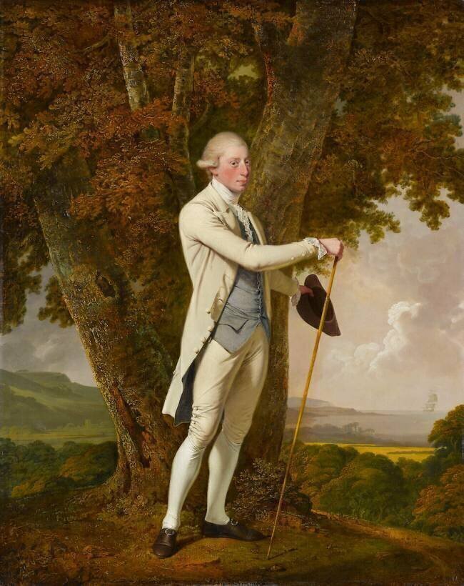 Portrait d'homme Joseph Wright of Derby