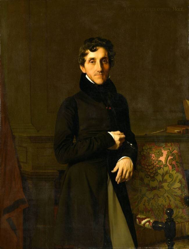 Portrait du comte Molé Jean-Auguste-Dominique Ingres