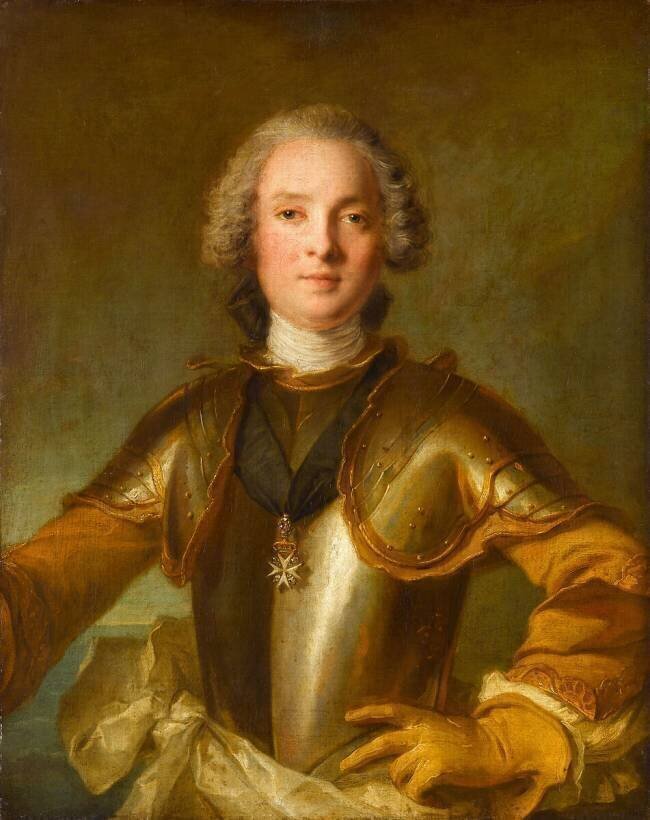 Portrait d'un commandeur de l'ordre de Malte, peut-être Jean-Philippe, chevalier d'Orléans Jean-Marc Nattier