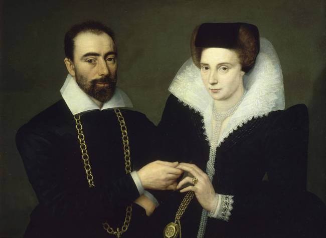 Portrait of a couple anonymous