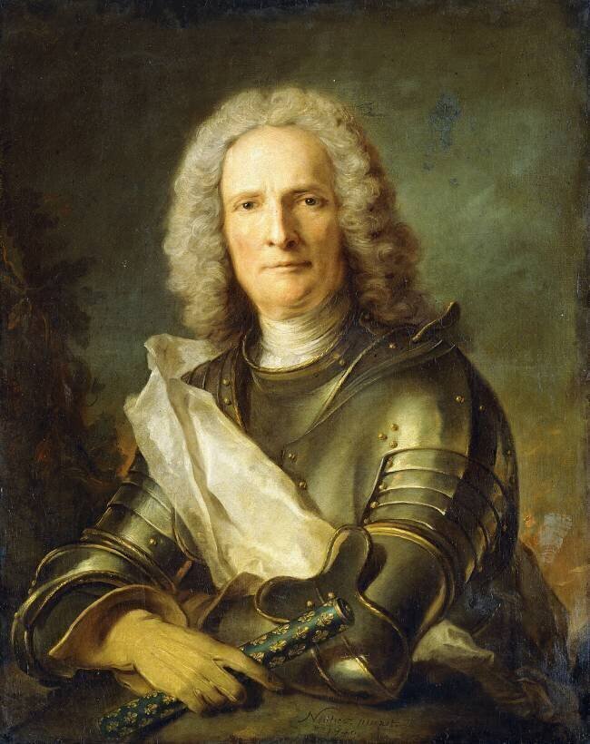 Portrait of a Marechal de France Jean-Marc Nattier