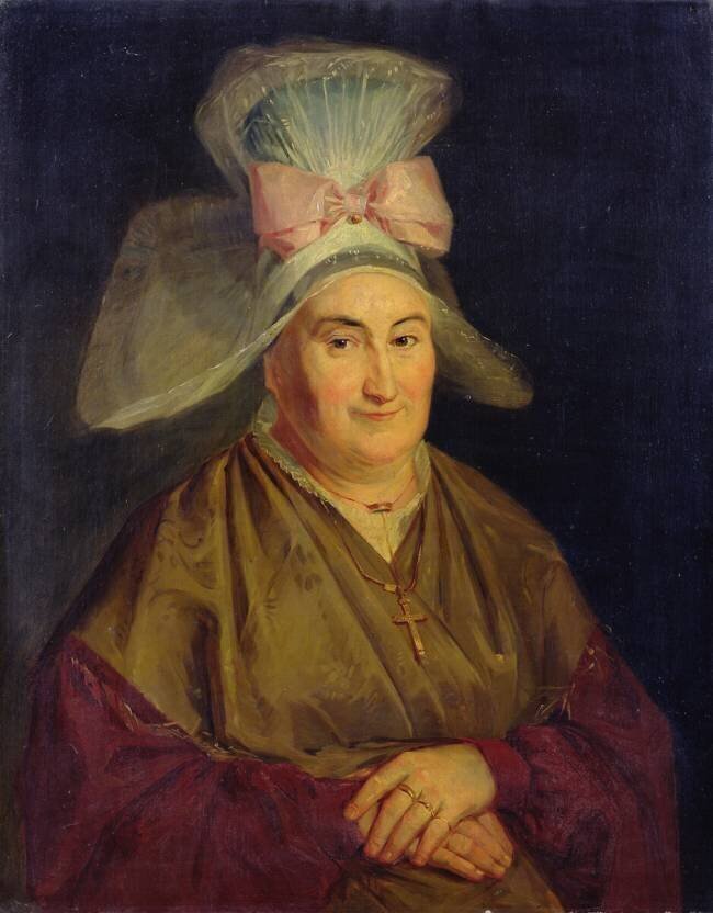 Portrait of a Woman with a Normandy Bonnet French School