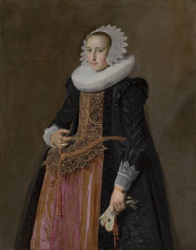 Portrait of Aletta Hanemans Frans Hals