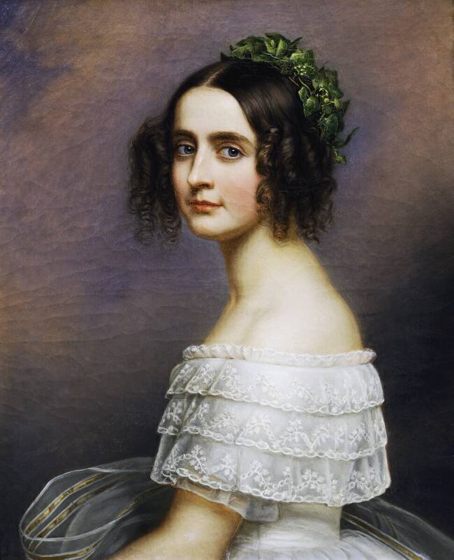 Portrait of Alexandra Amalie of Bavaria Joseph Karl Stieler