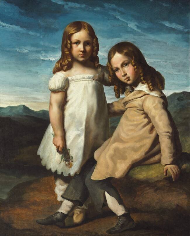Portrait of Alfred and Elisabeth Dedreux Théodore Géricault