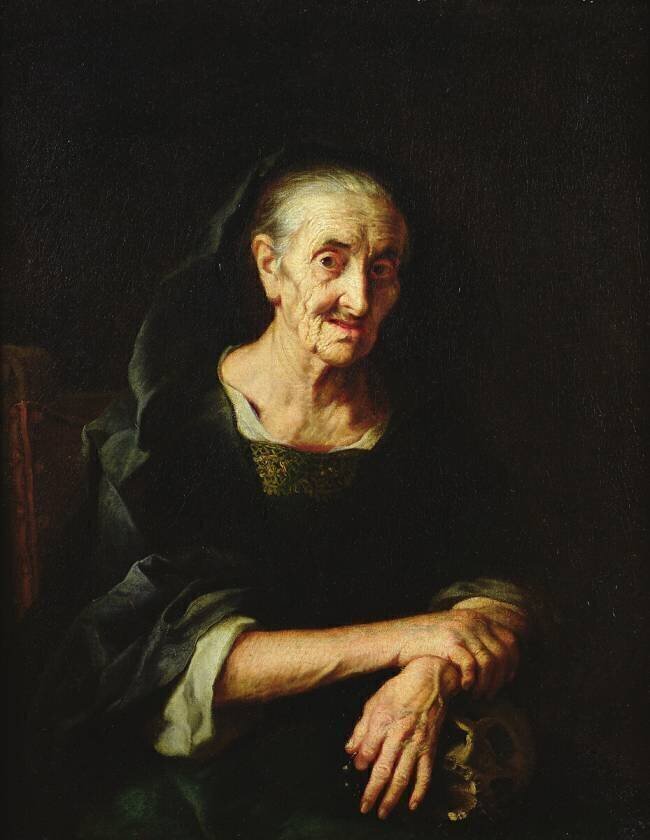 Portrait of an Old Woman Italian School