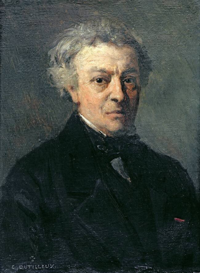 Portrait of Camille Corot Constant Dutilleux
