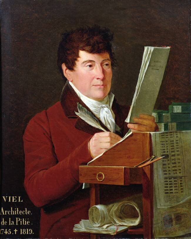 Portrait of Charles Francois Viel François Dumont the Elder