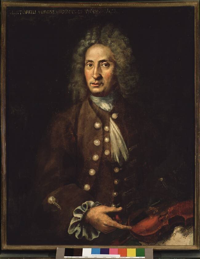 Portrait of italian composer Giuseppe Torelli Italian School