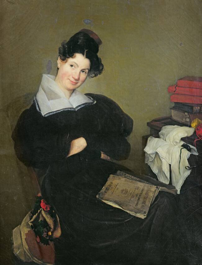 Portrait of Madame Bail Edme Jean Pigal