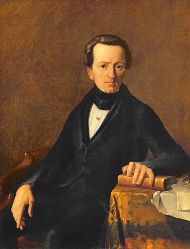 Portrait of Master Valmont, notary of Cherbourg Jean-François Millet