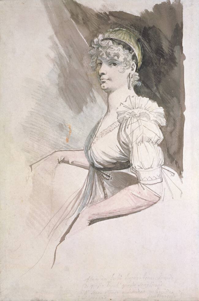 Portrait of Mrs Fuseli Johann Heinrich Füssli
