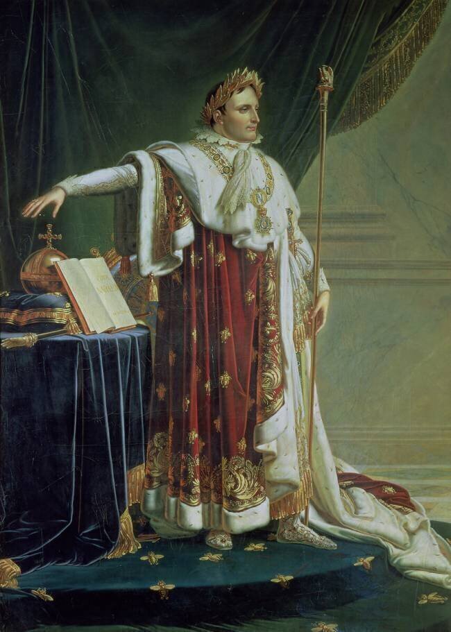 Portrait of Napoleon I in his Coronation Robes Anne-Louis Girodet