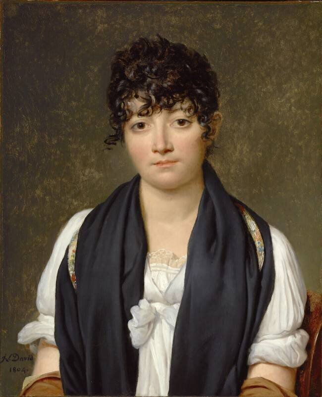 Portrait of Suzanne Le Peletier de Saint-Fargeau Jacques-Louis David