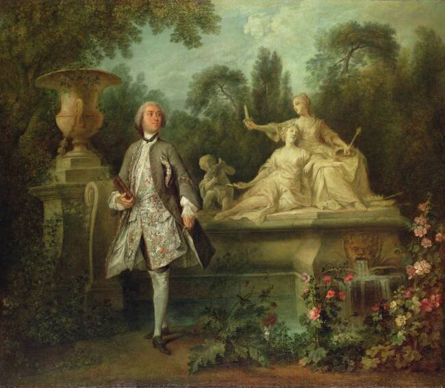 Portrait of the Actor Grandval Nicolas Lancret