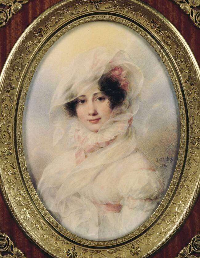 Portrait présumé de la princesse Bagration Jean-Baptiste Isabey