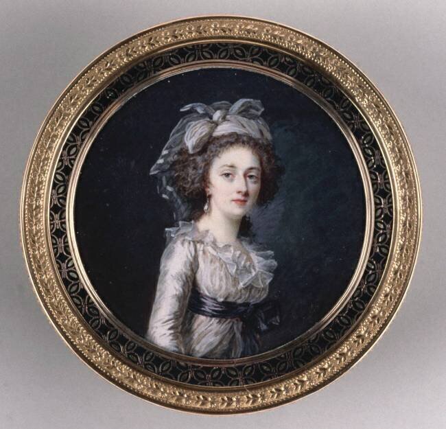 Portrait présumé de Mme Royale, fille de Louis XVI Marie-Gabrielle Capet
