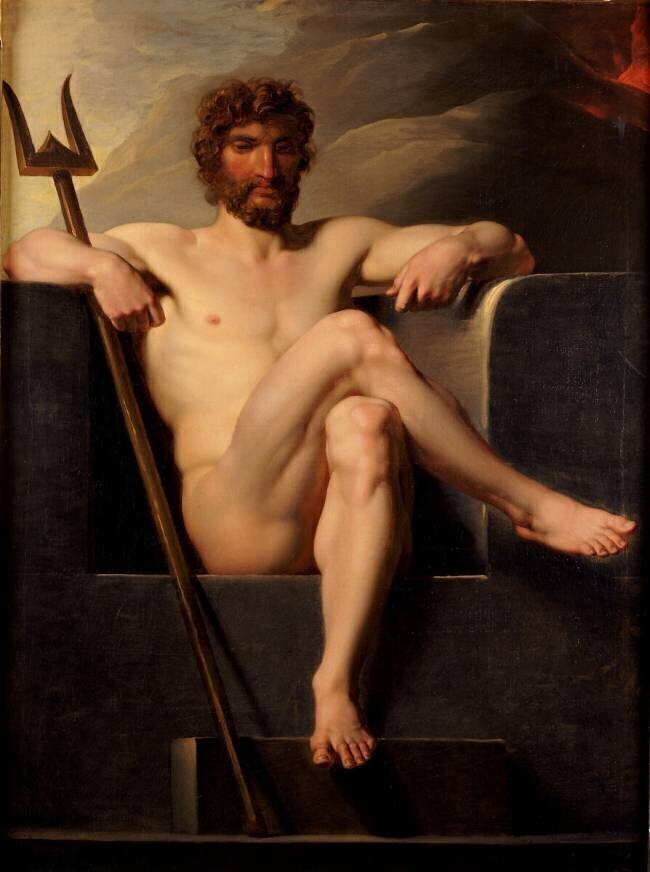 Poseidon Enthroned Heinrich Friedrich Füger