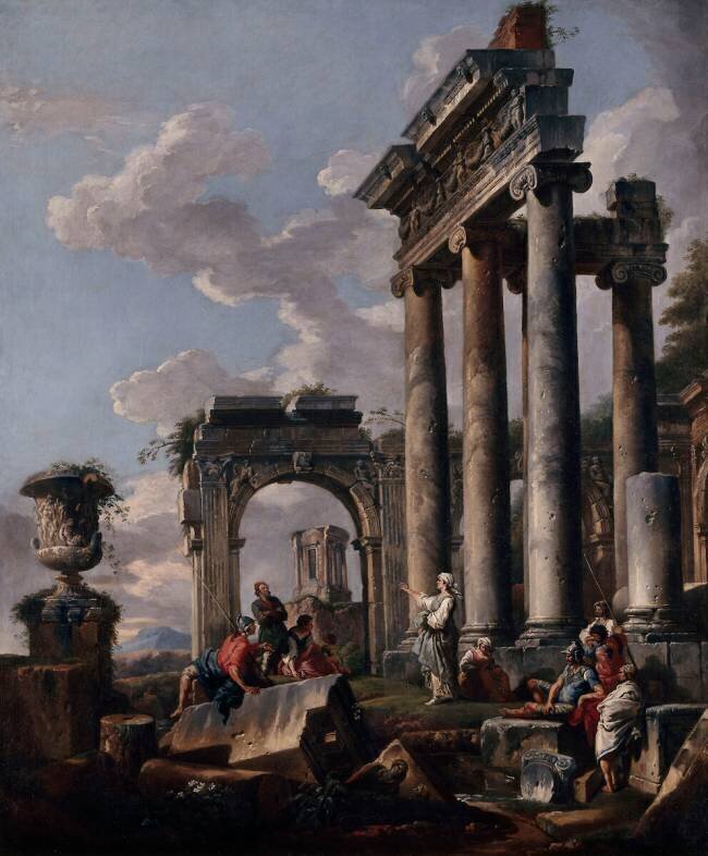 Prédication d'une sibylle Giovanni Paolo Pannini