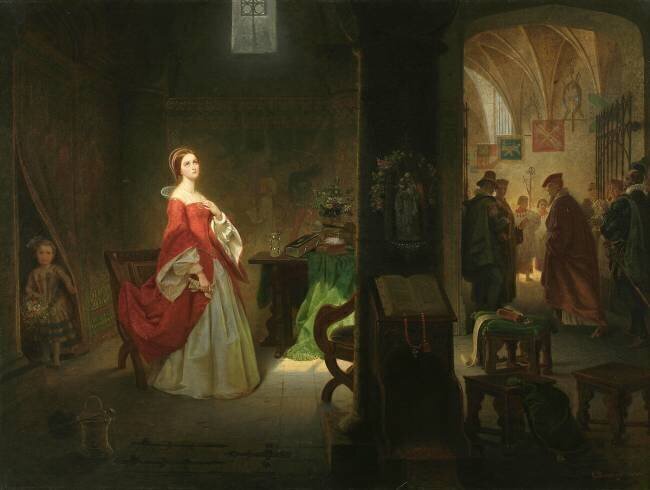 Princess Elizabeth in the Tower Emanuel Leutze