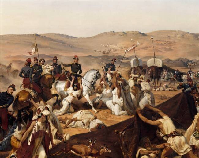 Prise de la Smala d'Abd-el-Kader par le duc d'Aumale à Taguin, le 16 mai 1843 Horace Vernet